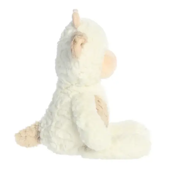 ebba Huggy Collection 13" Clover Cow White Stuffed Animal image {2}