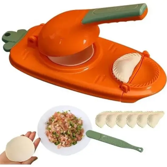 2-in-1 Manual Dough Press, Dumpling Empanada Pastries Maker image {9}