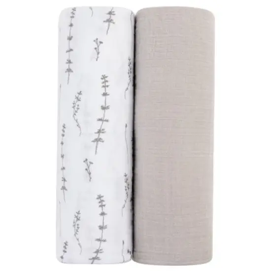 Ely's & Co. Cotton Muslin Swaddle Blanket  2 Pack image {14}