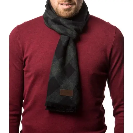 Mio Marino | Men's Cashmere Feel, 100% Cotton Fashion Winter Scarf image {10}