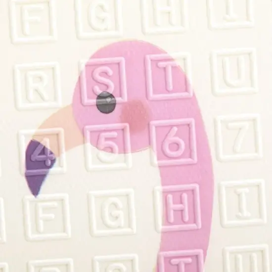 Dream On Me Play Time Reversible & Water-resistant  Baby Play Mat, Happy animals & Footprint image {9}