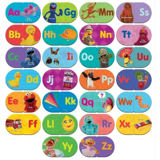 Sesame Street Alphabet Matching Puzzle image {2}