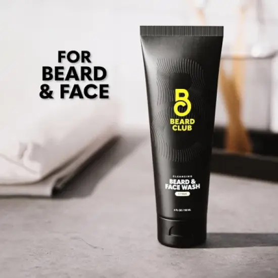 Beard Club Beard & Face Wash - Citrus - 4oz image {4}