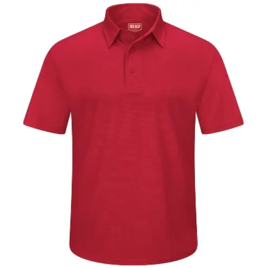 Red Kap&reg; Men's Short Sleeve Performance Knit&reg; Flex Series Pro Polo image {9}