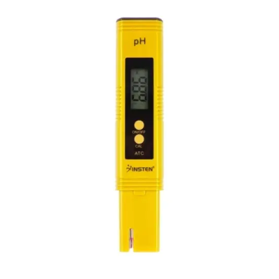 Insten - Digital pH Meter Tester Pen for Water Hydroponics, High Accuracy, Pocket Size, 0-14 pH Measurement Range image {9}