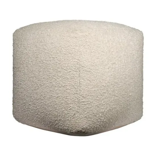 18"  Polyester Cube Outdoor Pouf Ottoman image {5}