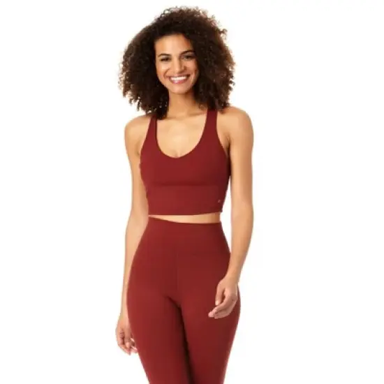 Anne Cole Active - V Neck Crop Top image {3}
