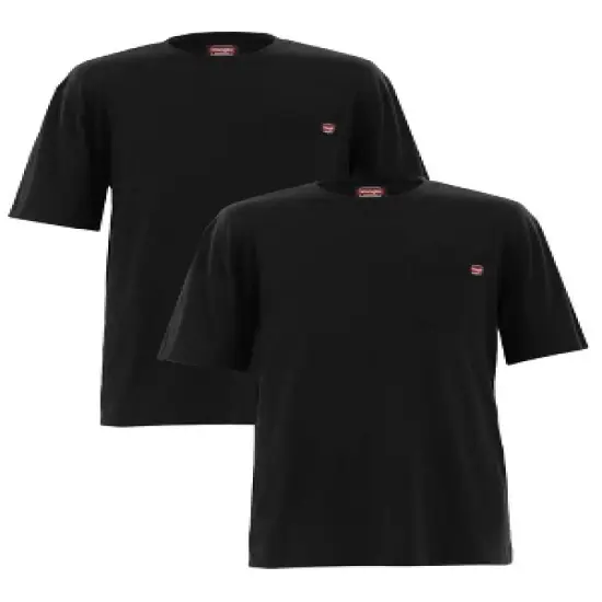 Wrangler Workwear Men's Short Sleeve Pocket Tee 2-Pack bundle image {4}