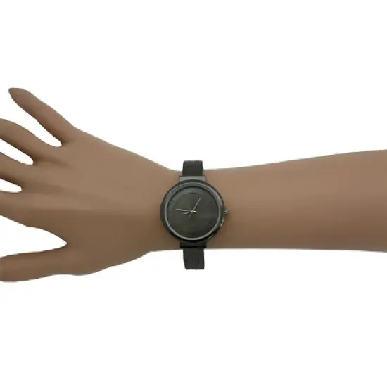 OLIVIA PRATT SHINY FACE TEXTURED BANGLE WATCH image {3}