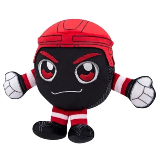 Bleacher Creatures Detroit Red Wings 8" Kuricha Hockey Puck Sitting Plush image {2}