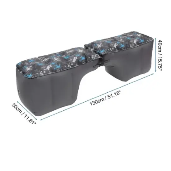 Unique Bargains Car Mattress Sleeping Mat Gray Assorted Color image {3}