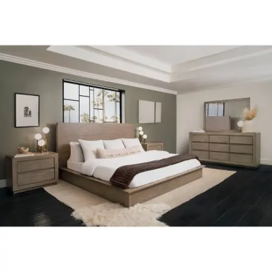 5pc Resto Bedroom Set Weathered Gray - Abbyson Living image {13}