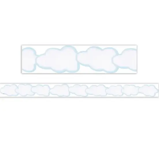 Teacher Created Resources&reg; Clouds Die-Cut Border Trim, 35 Feet Per Pack, 6 Packs image {1}