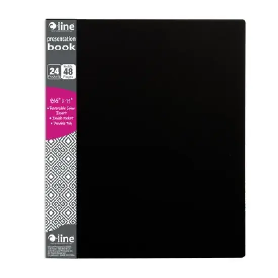 C-Line&reg; Bound Sheet Protector Presentation Book, 24-Pocket image {2}