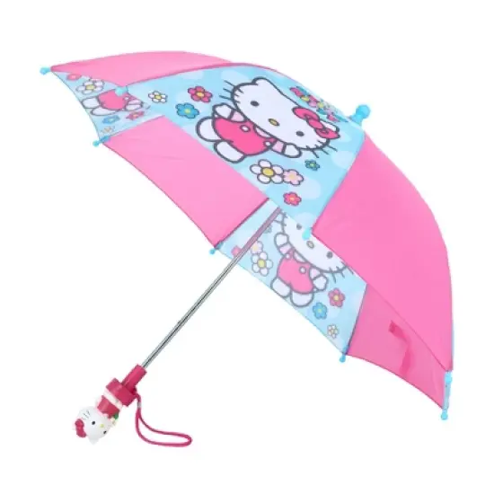 CTM Kid's Hello Kitty Stick Umbrella image {1}