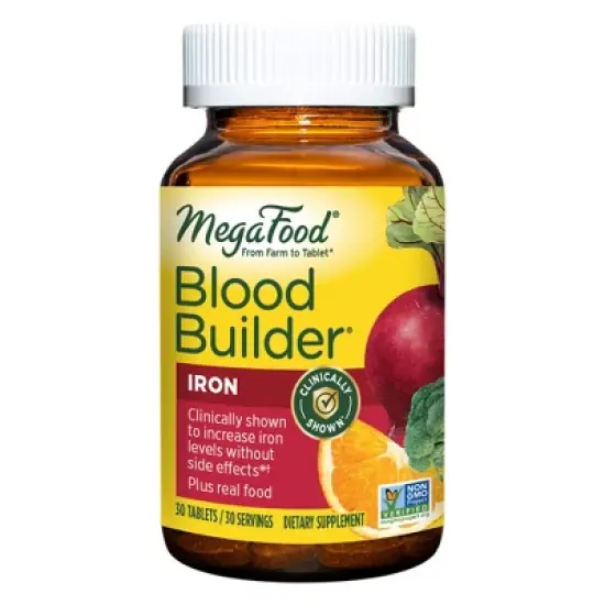 MegaFood Blood Builder Vegan Iron Supplement Tablet image {6}