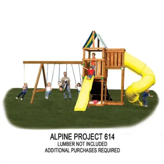 Swing-N-Slide Alpine DIY Playset Hardware Kit (Wood and Slide not included) image {2}