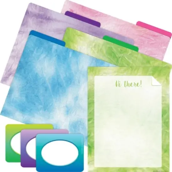 Barker Creek Lime Ombre Get Organized File Folders Set Multi-Design 107 per Set: Paper, Top Tab, 50 Sheet Capacity, 12"x9.5" image {7}