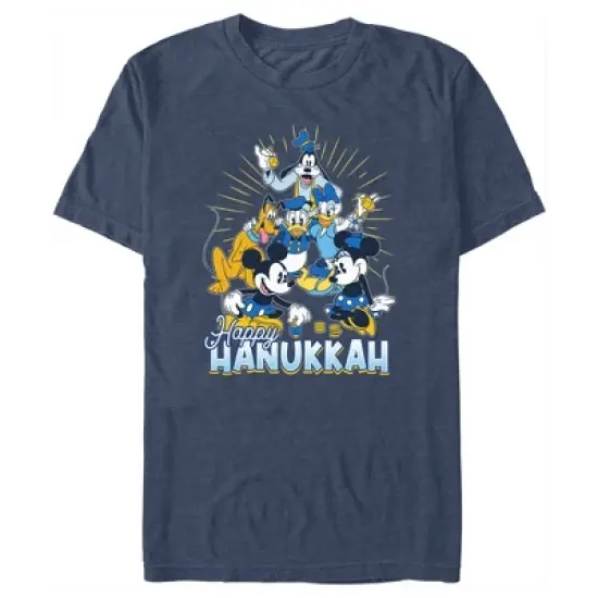 Men's Mickey & Friends Happy Hanukkah T-Shirt image {3}
