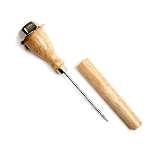 Norpro Wooden Handle Ice Pick image {1}