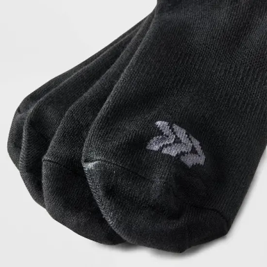 Men's No Show Light Weight Performance Socks 12pk - All in Motion&trade; Black 6-12 image {2}