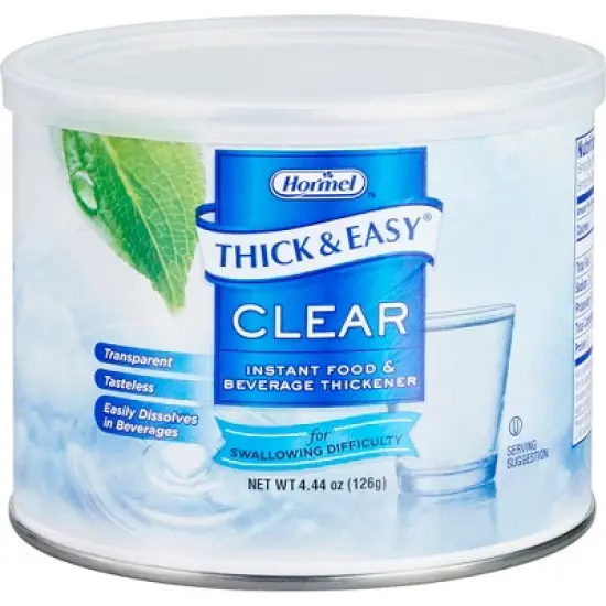 Thick & Easy Clear Food & Beverage Thickener, Tasteless, 4.4 oz, 1 Count image {2}
