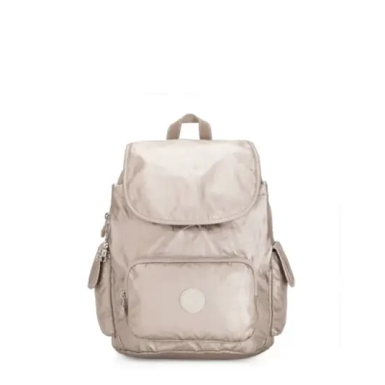 Kipling City Pack Small Metallic Backpack image {7}