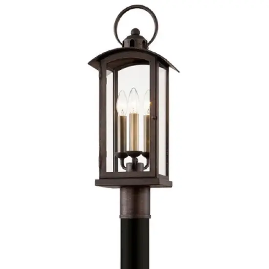 Troy Lighting Chaplin 3 - Light Post Light in  Vienna Bronze image {1}