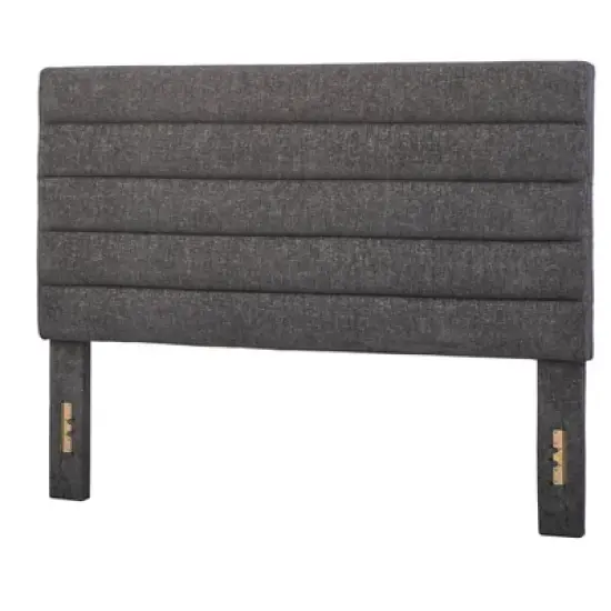 Queen Raquel Channel Upholstered Headboard - Lifestorey image {5}