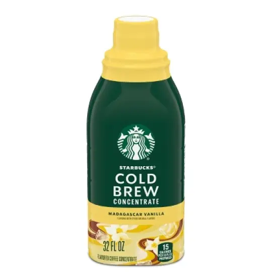 Starbucks Cold Brew Coffee &mdash; Madagascar Vanilla &mdash; Multi Serve Concentrate &mdash; 1 bottle (32 fl oz.) image {9}