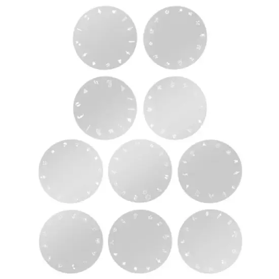 PointZero Pro Airbrush Nail Art Paint Stencil Kit Design Set 1 image {1}