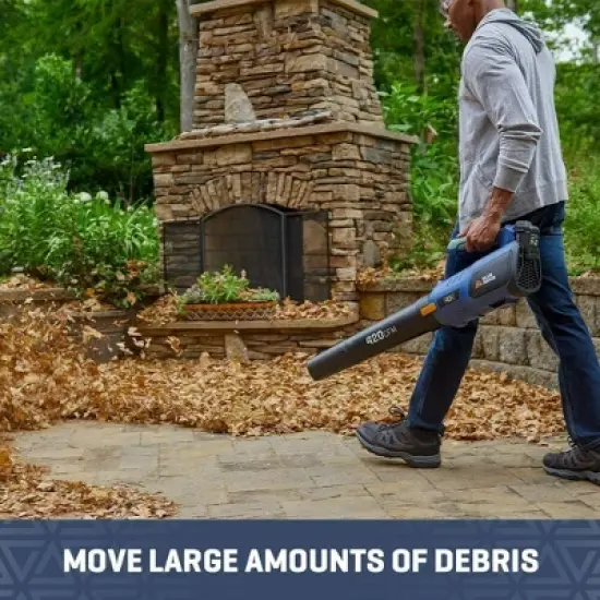 Blue Ridge BR8560U 40V MAX Cordless 450CFM Turbine Leaf Blower image {5}