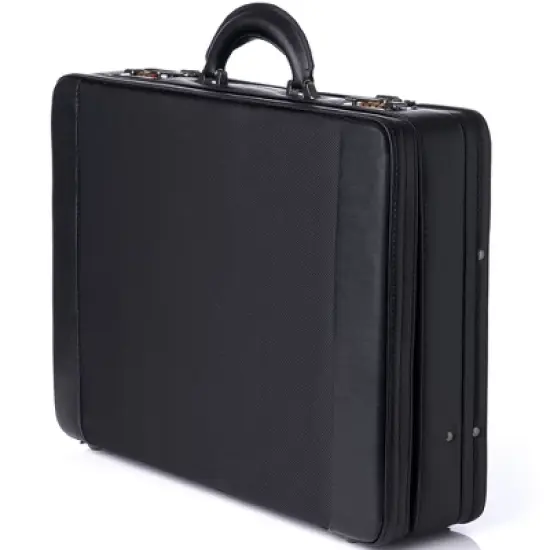 Alpine Swiss Expandable Attache Case Dual Combination Lock Hard Side Briefcase image {7}