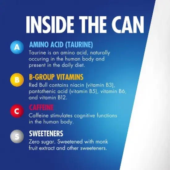 Red Bull Zero Energy Drink - 12 fl oz Can image {2}