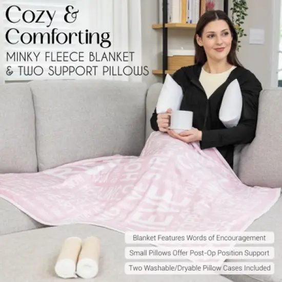 Rise Up and Recover Mastectomy Must Haves Breast Cancer Gifts for Women Get Well Soon Post Surgery Recovery Gift Set Kit image {5}