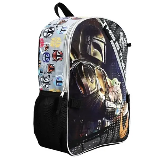 Star Wars The Mandalorian Grogu Backpack and Shaped Lunch 5 piece Value Set image {2}