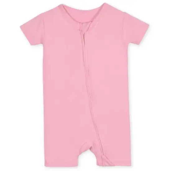 Gerber Buttery-Soft Snug Fit Short Sleeve Romper image {13}