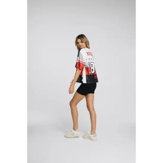 NCAA Ohio State Buckeyes Women's Crew Neck Mesh Jersey image {2}