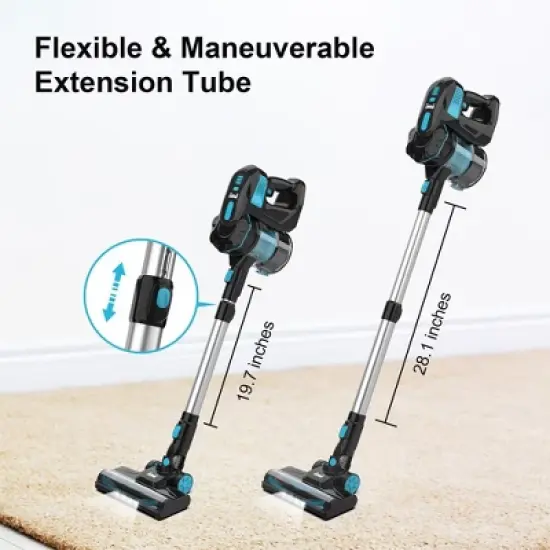 INSE V770 Cordless Vacuum Cleaner 12KPA Suction Power for Harwood Floor Cleaning image {5}