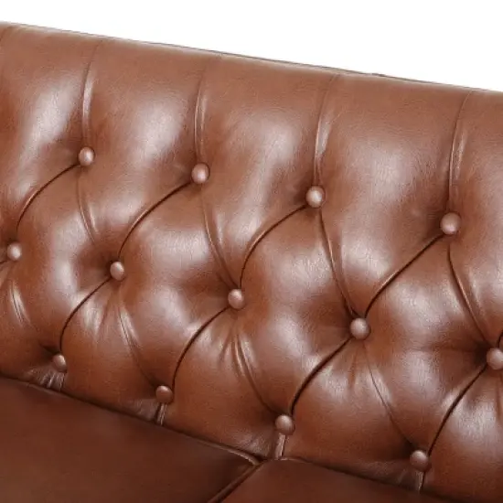 Holasek Contemporary Upholstered Tufted Loveseat - Christopher Knight Home image {7}