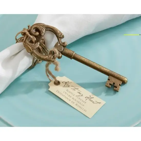 12ct "Key to My Heart" Antique Bottle Opener image {2}