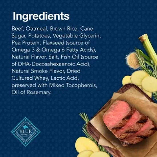 Blue Buffalo Bits Soft Dog Treats for Training, Enhanced with DHA, 11-oz. Bag, Pack of 2 image {3}