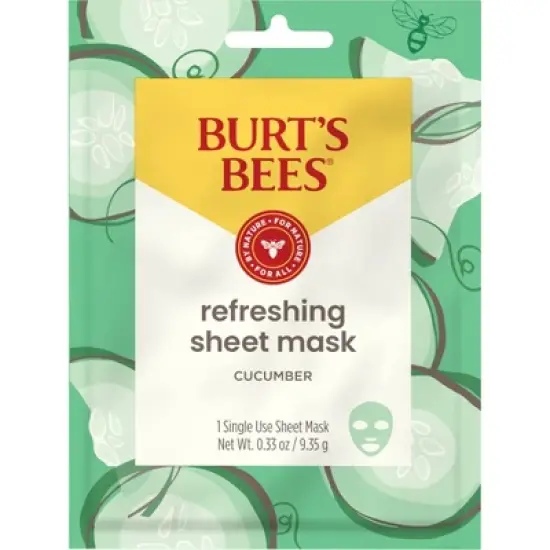 Burt's Bees Refreshing Face Sheet Mask - Cucumber image {4}