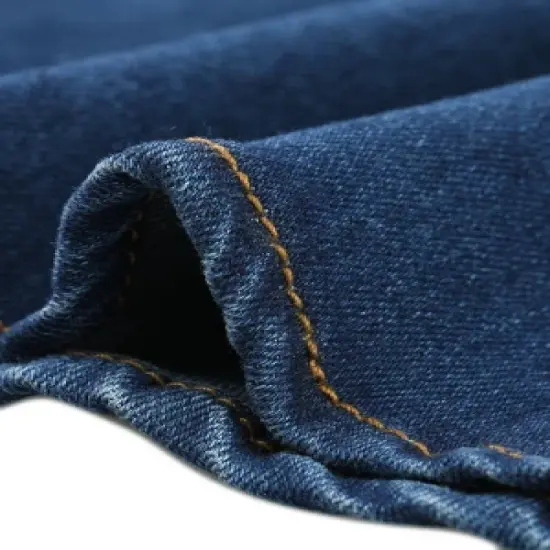 Allegra K Women's Fishtail Maxi Denim Distressed Skirt image {4}