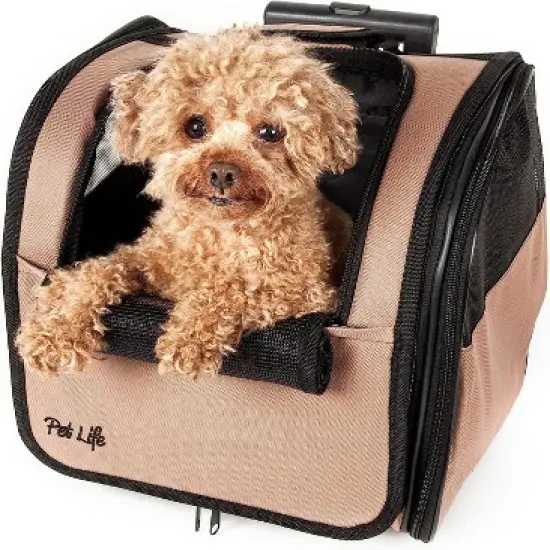 Pet Life Wheeled Travel Pet Carrier image {3}