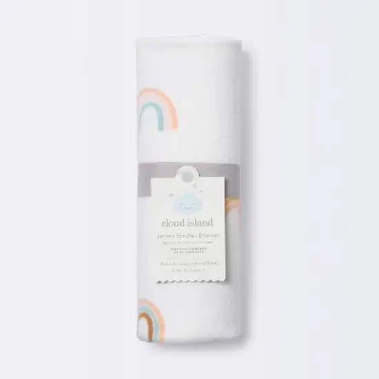 Brushed Jersey Stroller Blanket Rainbow - Cloud Island&trade; image {3}