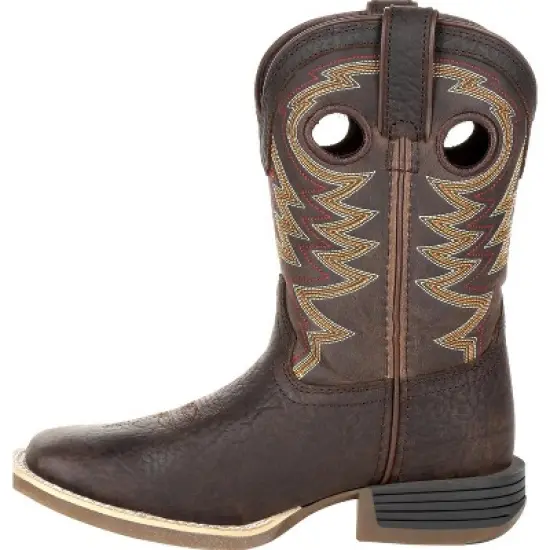 Kid's Durango&reg; Lil' Rebel Pro&trade; Western Boot, DBT0219, Brown image {4}