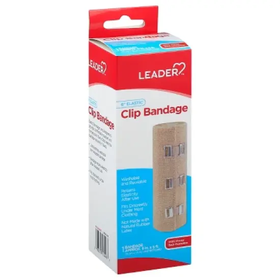 Leader Elastic Clip Bandage 6 inches 1 ea image {8}