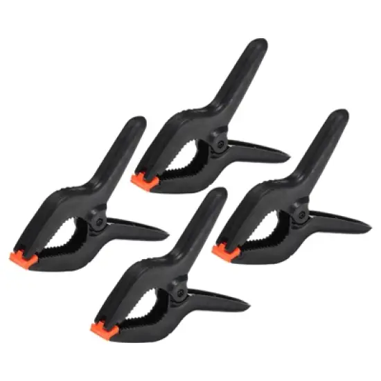 Unique Bargains Plastic Flexible Anti-slip DIY Project Craft Spring Clamp 4 Pcs image {5}