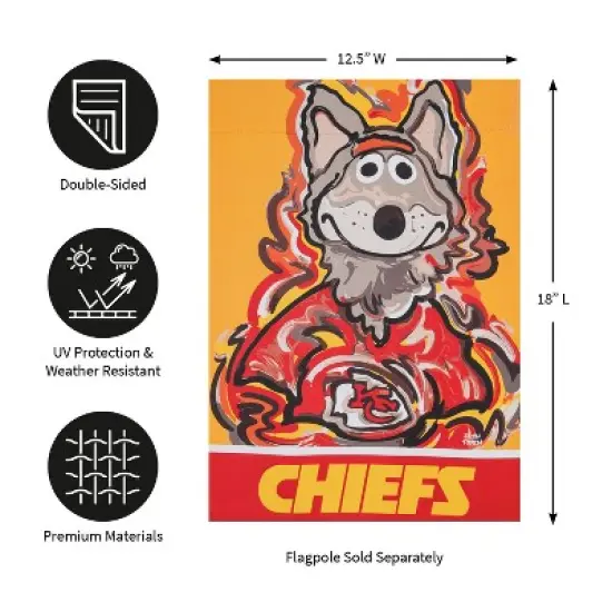 Evergreen Kansas City Chiefs, Suede GDN Justin Patten image {2}